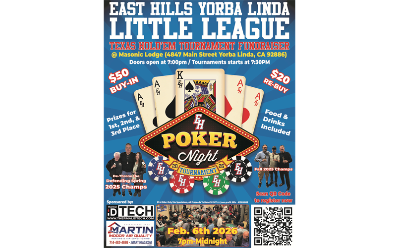 Register for Spring Poker Night, Feb 6!